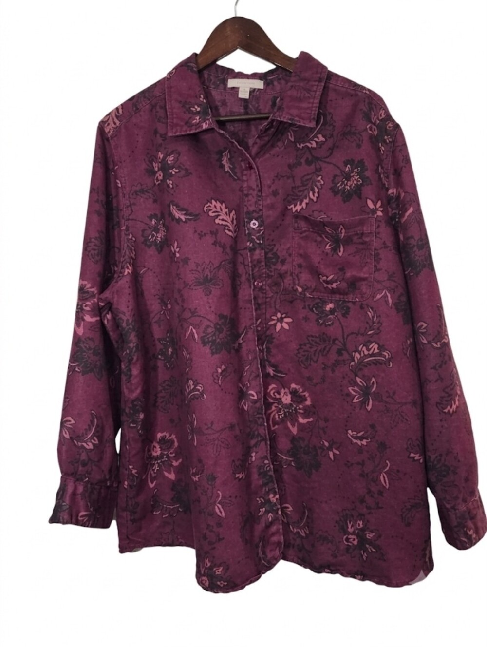Woman Within‎ vintage button down